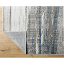 Jessicah Traditional Dark Blue Area Rug