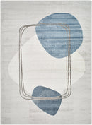 Joselin Traditional Dark Blue/Denim Area Rug