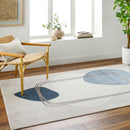 Joselin Traditional Dark Blue/Denim Area Rug