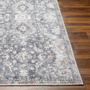 Naheed Traditional Slate Gray Washable Area Rug