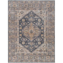 Nima Traditional Dark Gray Washable Area Rug
