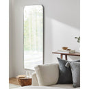 Lashunda Modern Metallic Silver Wall Mirror