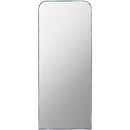 Lashunda Modern Metallic Silver Wall Mirror