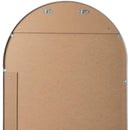 Ellyn Modern Metallic Silver Wall Mirror