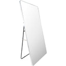 Jackline Modern Metallic Silver Wall Mirror