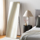 Jackline Modern Metallic Silver Wall Mirror