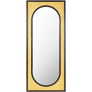 Ladawna Global Black Wall Mirror