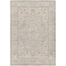 Kelon Traditional Light Beige/Charcoal Area Rug