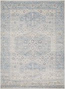 Demarco Traditional Denim/Charcoal Area Rug