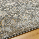 Catarino Traditional Black/Light Gray Area Rug