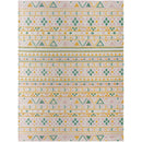 Latroy Coastal Blush/Green Area Rug