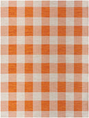 Verena Coastal Burnt Orange Area Rug