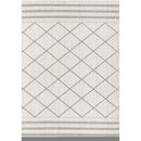 Abigayle Modern Medium Gray/Ivory Area Rug