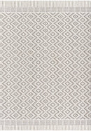 Chauntae Modern Light Gray Area Rug