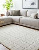 Nasreen Modern Light Beige Area Rug