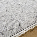 Otha Modern Ivory/Black Area Rug