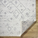 Monesha Modern Ivory/Black Area Rug