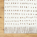 Haily Modern Ivory/Brown Area Rug