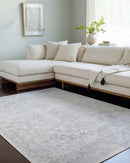 Olivia Traditional Medium Gray Area Rug