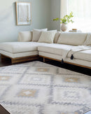 Kwartier Rustic Medium Gray Area Rug
