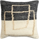Hunsel Beige/Black Pillow Cover