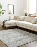 Sherod Modern Dark Green Area Rug