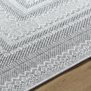 Vangie Cottage Medium Gray/White Area Rug