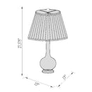 Jennis Modern Navy Table Lamp