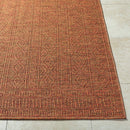 Benjaman Bohemian Rust Area Rug