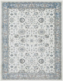 Nell Traditional White Area Rug