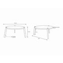 Karlo Brown/Black Coffee Table