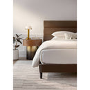 Kory Brown Upholstered Bed
