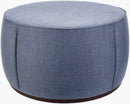 Chanae Medium Gray Ottoman