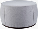 Chanae Light Gray Ottoman