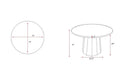 Hether Black/Dark Brown Dining Table