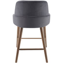 Shirlee Black Counter Stool