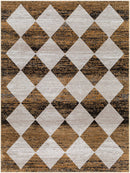 Eligio Modern Charcoal/Mustard Area Rug