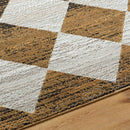 Eligio Modern Charcoal/Mustard Area Rug