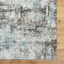 Danina Rustic Charcoal/Blue Area Rug