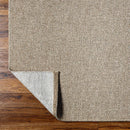 Birdie Solid and Border Dark Brown Area Rug - Becki Owens x Livabliss