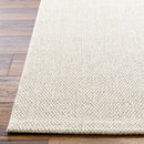 Birdie Solid and Border Pearl Area Rug - Becki Owens x Livabliss