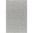 Birdie Solid and Border Silver Area Rug - Becki Owens x Livabliss