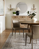 Darling Traditional Warm Grey/Khaki Washable Area Rug - Becki Owens x Livabliss
