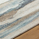 Bennington Modern Aqua Area Rug