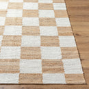 Kamey Texture Tan/Off-White Area Rug - Becki Owens x Livabliss