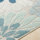 Mohit Coastal Pale Blue Area Rug