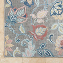 Ottis Coastal Gray/Rust Area Rug