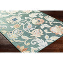 Ottis Coastal Charcoal/Rust Area Rug