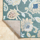 Ottis Coastal Charcoal/Rust Area Rug