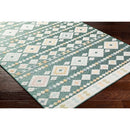 Zarinah Coastal Medium Green Area Rug